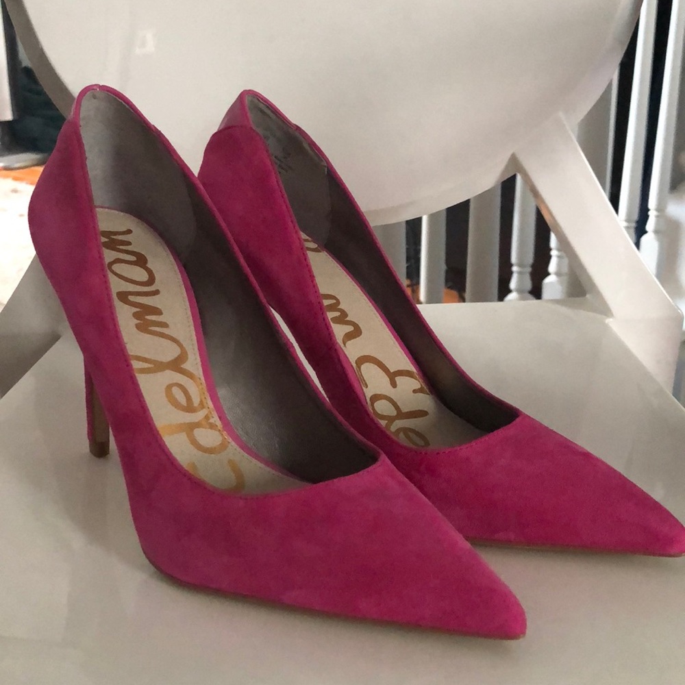 Sam Edelman hot pink heels